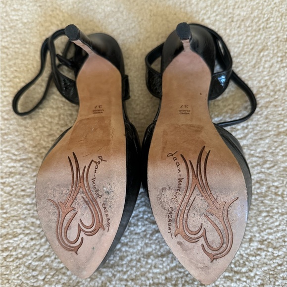 Jean-Michel Cazabat heels with ankle strap in black leather. Size 37/7 - Picture 11 of 11